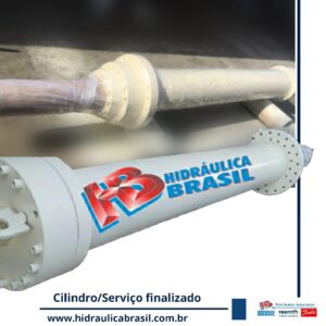 Cilindro revisado na Hidráulica Brasil